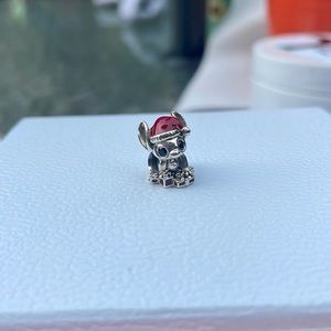 Christmas Stitch (“Ohana” on bottom) Pandora Bracelet Charm